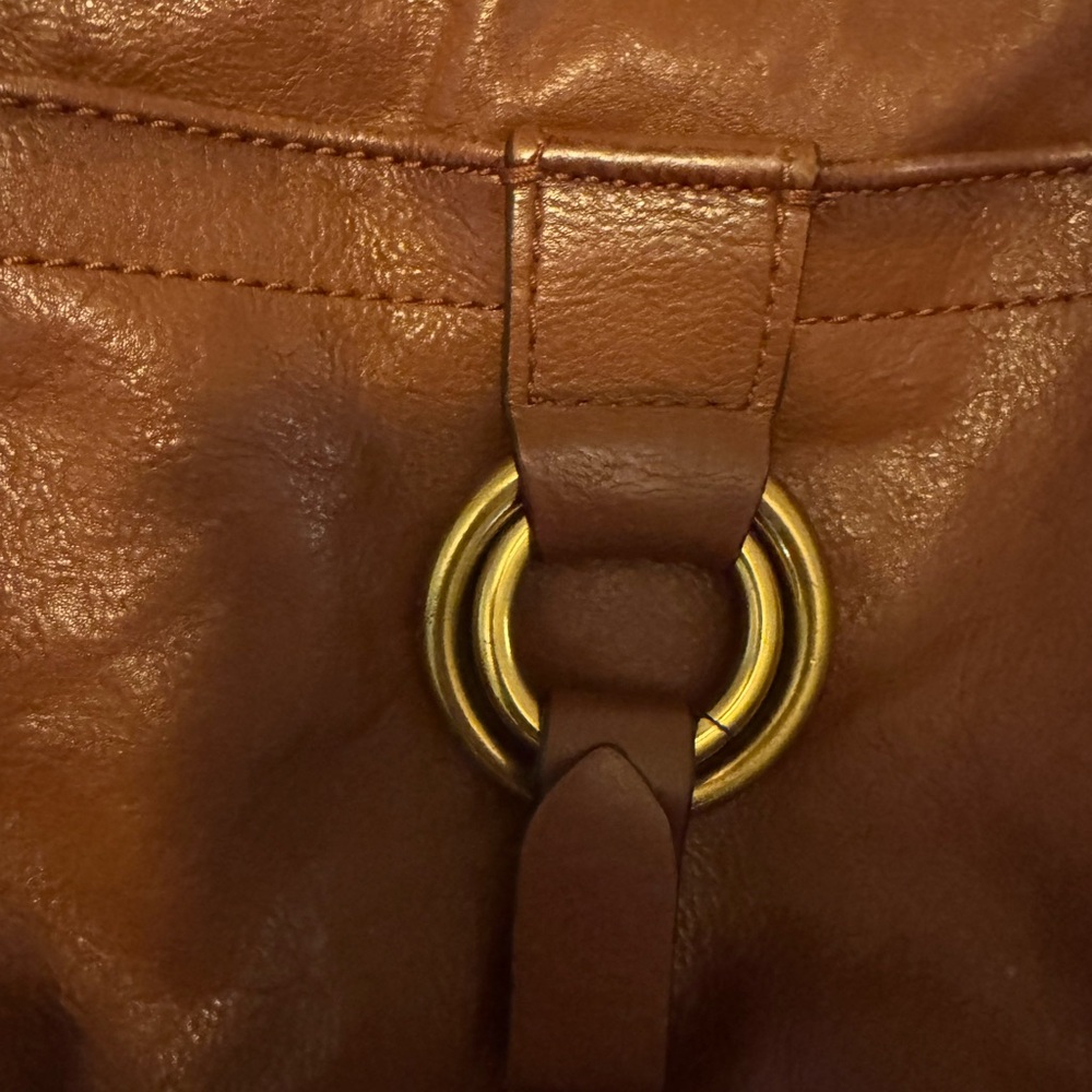 Frye Modern Ring Crossbody Cognac - Picture 2 of 7